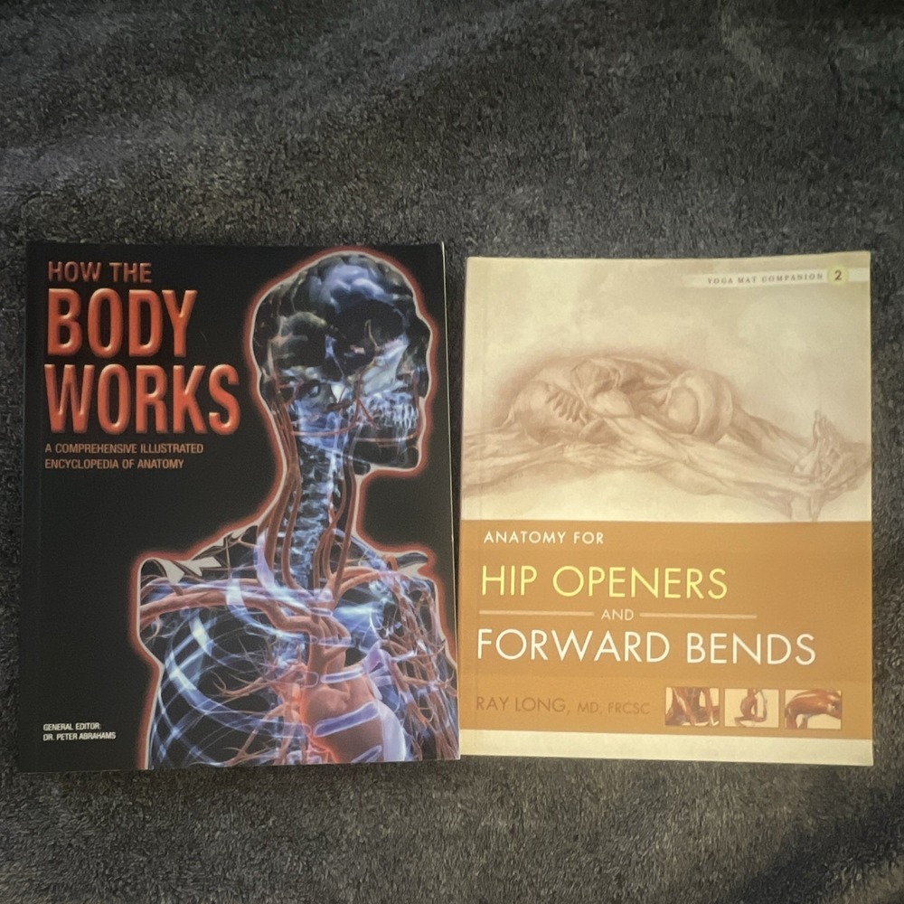 Yoga Anatomy & Human Body Reference Book Bundle – 2 Books